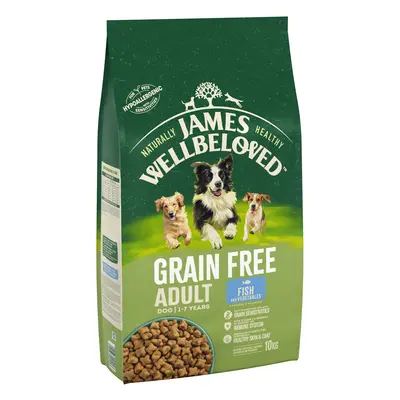 James Wellbeloved Grain-Free Adult Dog Hypoallergenic Fish & Vegetables - Economy Pack: 2 x 10kg