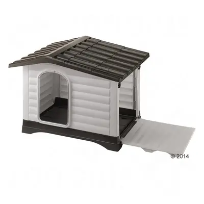 Ferplast Dogvilla Plastic Dog Kennel - Dogvilla 90: 88 x 72 x 65 cm (L x W x H)