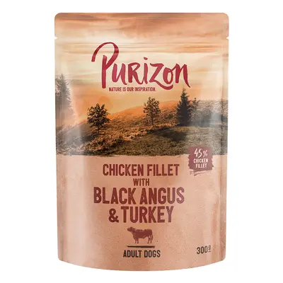 Purizon Adult 6 x 300g - Black Angus & Turkey with Sweet Potato & Cranberry