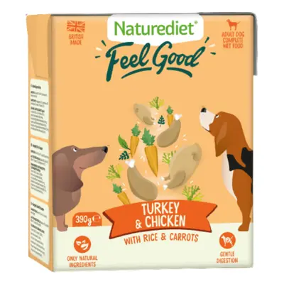 Naturediet Feel Good Adult - Turkey & Chicken - Saver Pack: 36 x 390g