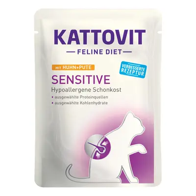 Kattovit Sensitive Pouches 24 x 85g - Chicken & Turkey