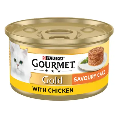 Gourmet Gold Savoury Cake 12 x 85g - Chicken