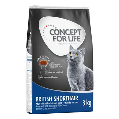 Concept for Life British Shorthair Adult - Economy Pack: 3 x 3kg