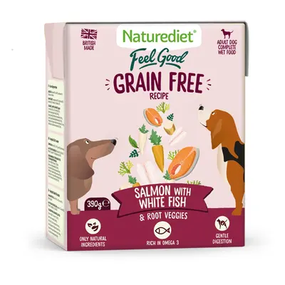 Naturediet Feel Good Grain Free Adult - Salmon - Saver Pack: 36 x 390g