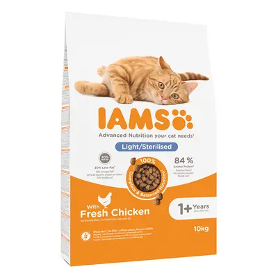 IAMS Advanced Nutrition Light/Sterilised Cat with Chicken - 10kg