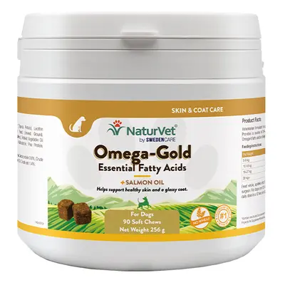 NaturVet Omega Gold - 90 Chews