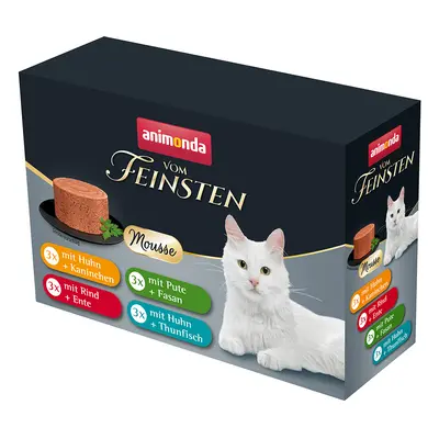 Animonda Vom Feinsten Adult Mixed Pack 12 x 85g Mousse Mixed Pack