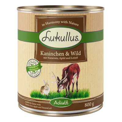 Lukullus Rabbit & Game - 6 x 800g