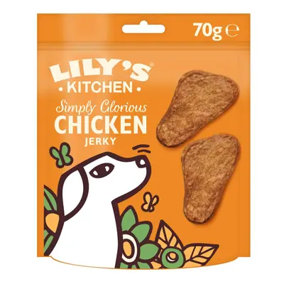 Lily's Kitchen Simply Glorious Chicken Jerky - Saver Pack: 8 x 70g