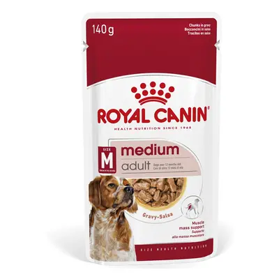 Royal Canin Medium Adult in Gravy - Saver Pack: 20 x 140g