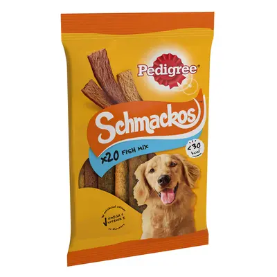 Pedigree Schmackos - Saver Pack: Fish (14 x 20 Snacks)