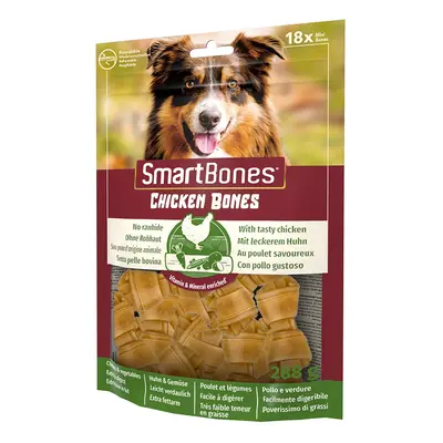 SmartBones Chew Snacks with Chicken for Small Dogs - 18 Bones