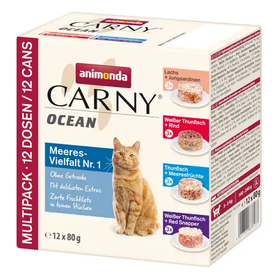 Animonda Carny Ocean 24 x 80g - Mixed Pack: 4 Varieties