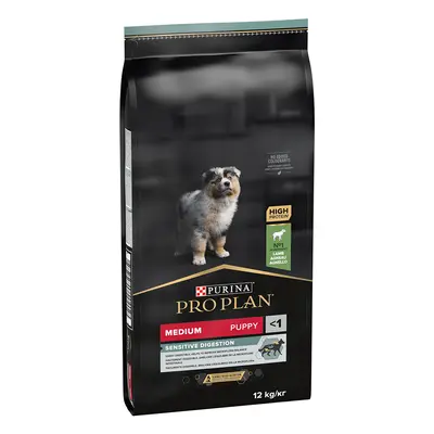 PURINA PRO PLAN Medium Puppy Lamb & Rice Sensitive Digestion - 12kg