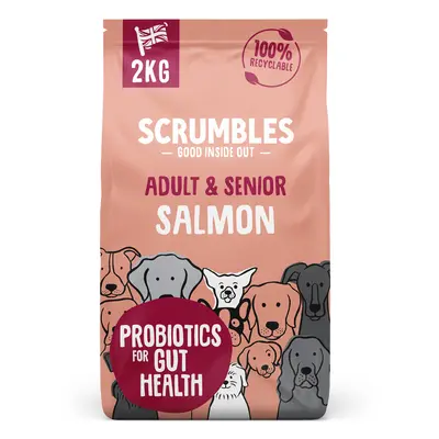 Scrumbles Adult & Senior Salmon Dry Dog Food - 2kg