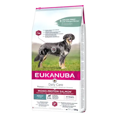 Eukanuba Daily Care Adult Mono-Protein with Salmon - Economy Pack: 2 x 12kg