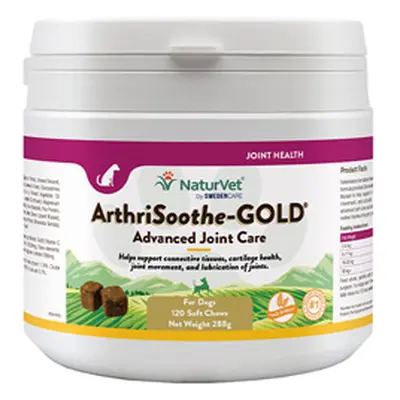 NaturVet ArthriSoothe-Gold Snacks - 120 Chews