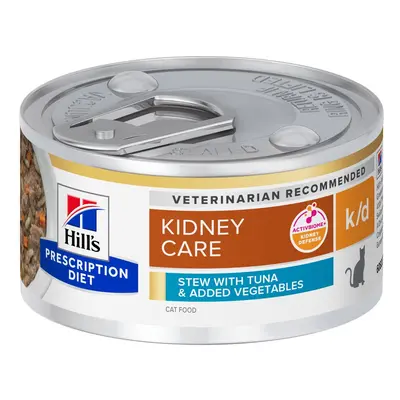 Hill's Prescription Diet k/d Kidney Care Stew - Tuna & Vegetables - Saver Pack: 48 x 82g