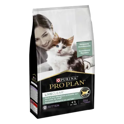 Purina Pro Plan LiveClear Kitten - Turkey - Economy Pack: 2 x 1.4kg