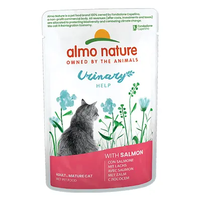 Almo Nature Holistic Urinary Help Pouches 70g - Saver Pack: Salmon (12 x 70g)