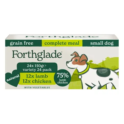 Forthglade Complete Meal Grain-Free Adult Small Dog - Lamb & Chicken - Saver Pack: 48 x 150g