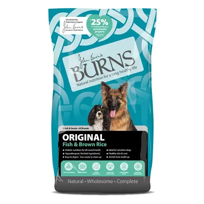 Burns Adult & Senior Original - Fish & Brown Rice - Economy Pack: 2 x 12kg