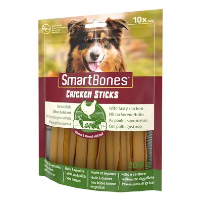 SmartSticks Wrapped Chew Sticks with Chicken - Saver Pack: 3 x 10 Sticks