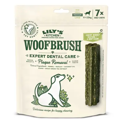 Lily's Kitchen Woofbrush Dental Chew - Medium - Saver Pack: 5 x 7 Chews