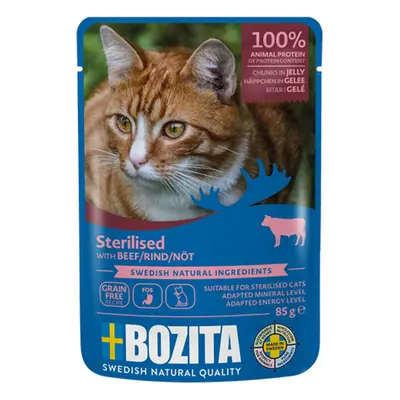 Bozita Sterilised Chunks in Jelly 12 x 85g - Beef