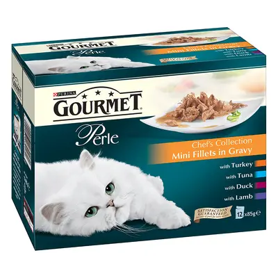 Gourmet Perle Pouches Mixed Pack - Chef’s Collection in Gravy (12 x 85g)