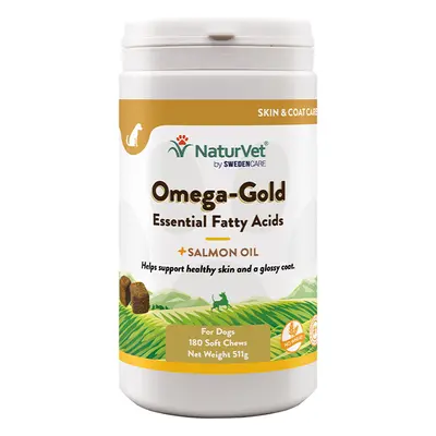 NaturVet Omega Gold - 180 Chews