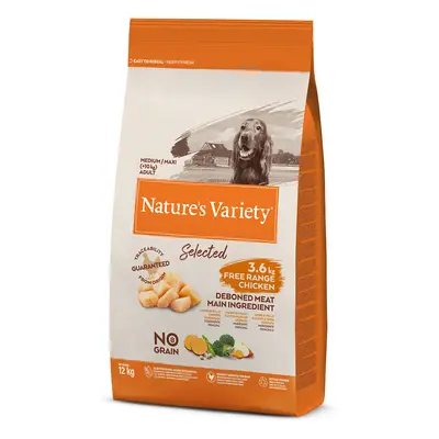 Nature's Variety No Grain Medium/Maxi Adult Free-Range Chicken - 12kg