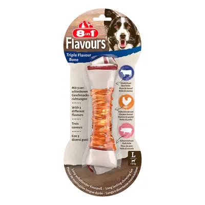 8in1 Triple Flavour Chew Bones L - 85g