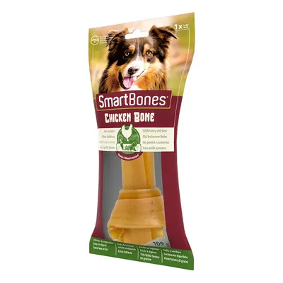 SmartBones Chew Snacks with Chicken for Large Dogs - Saver Pack: 3 Bones (327g)