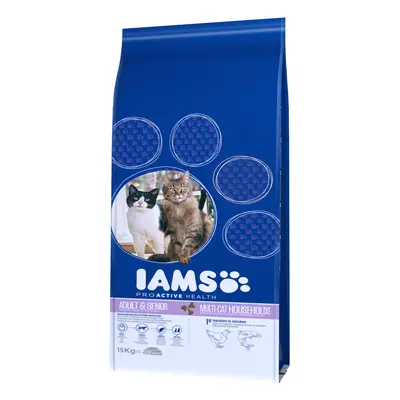 IAMS Pro Active Health Adult Multi-Cat Household - 15kg