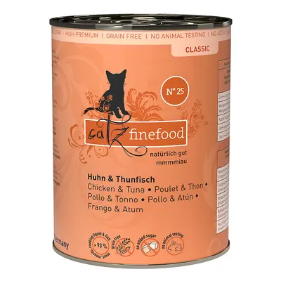 Catz finefood Can 6 x 400g - Chicken & Tuna