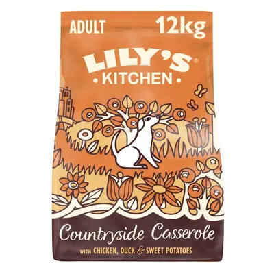 Lily's Kitchen Adult Dry Dog Food - Chicken, Duck & Sweet Potatoes - Economy Pack: 2 x 12kg