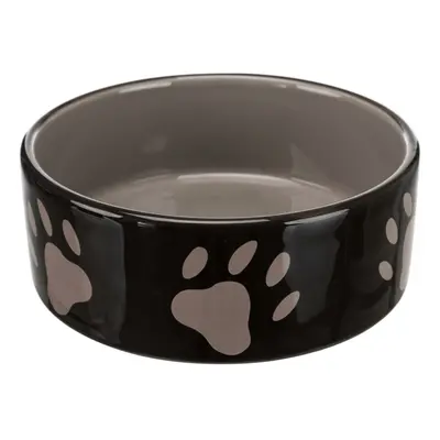 Trixie Ceramic Bowl with Paw Prints - 0.8 litre