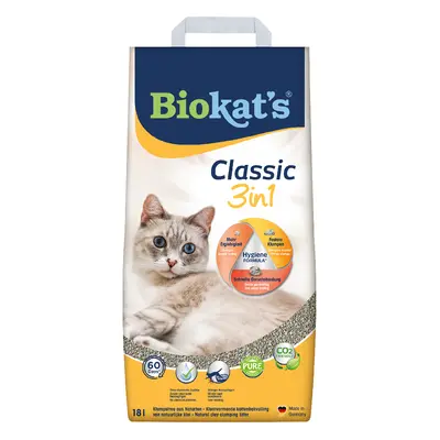 Biokat's Classic 3in1 Cat Litter - 18l