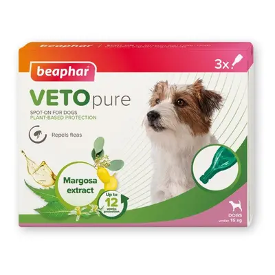 Beaphar VETOpure Plant-Based Protection Flea Spot-On for Dogs (