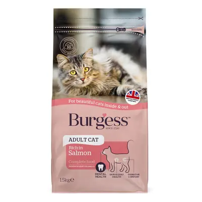 Burgess Adult Cat Rich in Salmon - 1.5kg