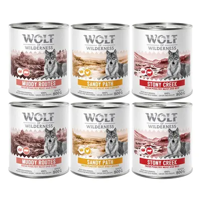 Wolf of Wilderness Senior "Expedition" 6 x 800g - Mixed Pack