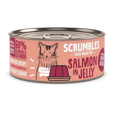 Scrumbles Salmon Wet Cat Food - Saver Pack: Jelly (36 x 80g)