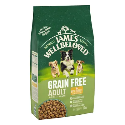 James Wellbeloved Grain Free Adult Dog Hypoallergenic Turkey & Vegetables - 10kg