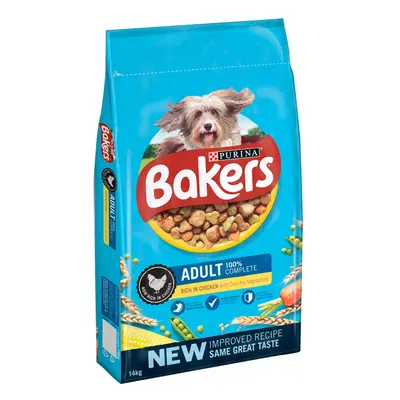 Bakers Adult Rich in Chicken with Country Vegetables - Economy Pack: 2 x 14kg