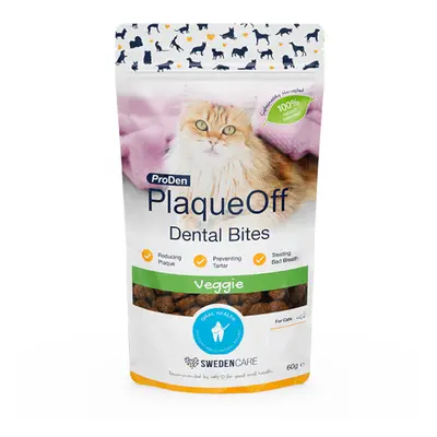 ProDen PlaqueOff Dental Bites for Cats - Veggie (60g)