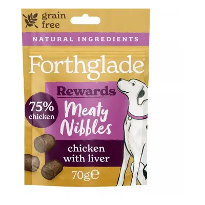 Forthglade Meaty Nibbles - Chicken with Liver - Saver Pack: 4 x 70g