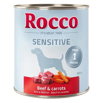 Rocco Sensitive 6 x 800g - Beef & Carrots