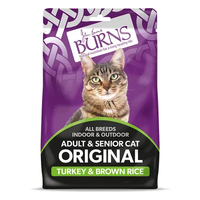 Burns Adult & Senior Cat Original Turkey & Brown Rice - Economy Pack: 2 x 1.5kg