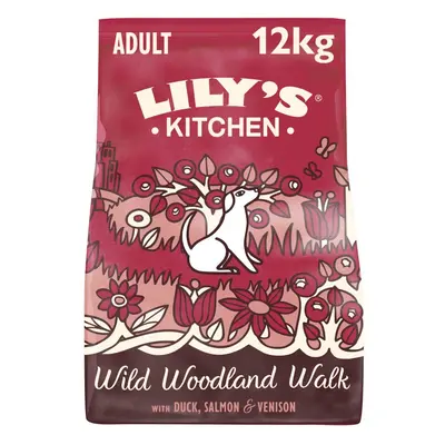 Lily's Kitchen Dry Dog Food Economy Packs - Adult Duck, Salmon & Venison (2 x 12kg)